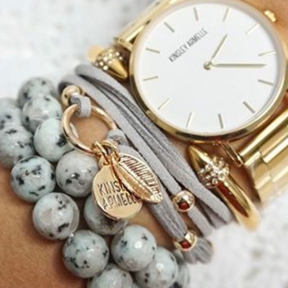 Kinsley Armelle Jewelry New Kinsley Armelle Gold Spikebling